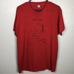 Vintage John Lennon Bag One Screen Stars T-Short Sleeve Shirt Size XL X-Large
